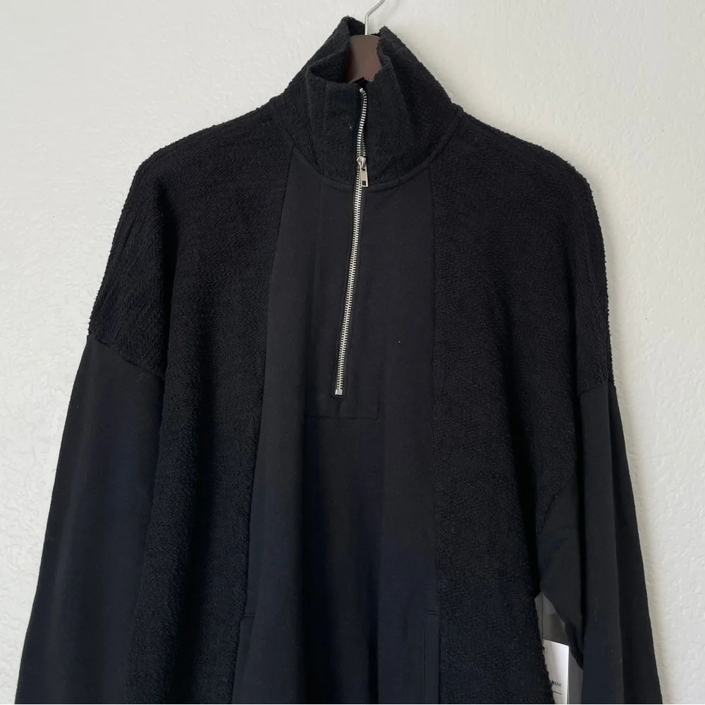 NWT GLYDER Complex Quarter Zip Terry Jacket